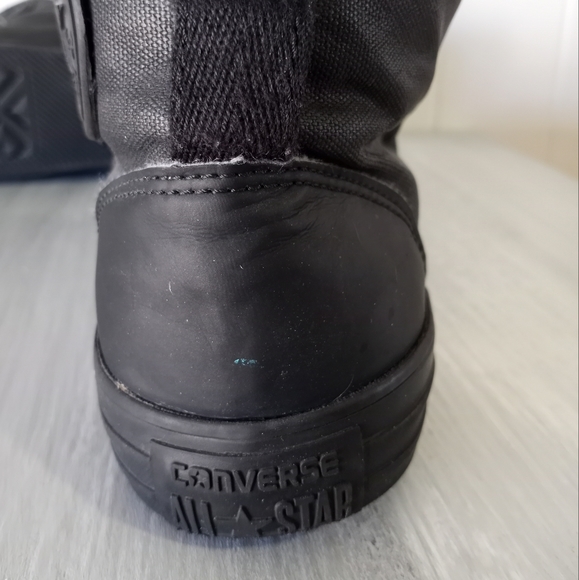 Converse All Star Chuck Taylor Guard Black High Tops Mens Size 7 Women's Size 9 - Picture 9 of 16